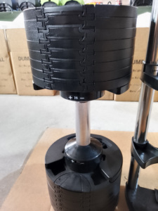 Offre Spéciale 80LB Incrément 5LB <span class=keywords><strong>Poids</strong></span> Réglable Haltères Simples Pour L'entraînement Force Haltérophilie Formation Gym Utilisation - Product Image 2