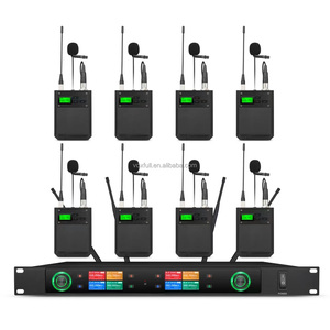 ไมโครโฟนไร้สาย Voxfull ConferX 800 ซีรีส์ 8 ช่องสัญญาณ พร้อมจอแสดงผลสี HD TFT ระบบ True Diversity XLR สำหรับการประชุมระดับมืออาชีพ - Product Image 3