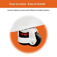 Système de stockage d'énergie solaire hors réseau, station d'alimentation tout-en-un au lithium-ion avec unité de batterie empilable pour usage domestique