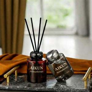 Aikun - Venta al por Mayor de Ambientador de Aromaterapia para Inodoros, con Aroma a Té Blanco de Gardenia, 150 ml, de Larga Duración, para Interiores, Dormitorios y Baños, en Envase de Vidrio con Varillas - Product Image 1