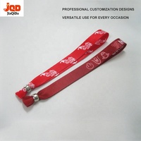 Bracelets en polyester écologiques personnalisés, boucle réglable, confortables, durables, bracelets promotionnels en tissu VIP pour événements