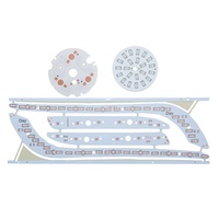 Cartes FR4 double face/quatre couches pour prototypage de circuits imprimés (PCB) avec éclairage laser, 1,5 oz de cuivre, soudure à l'air chaud à base de plomb, nivellement/OSP