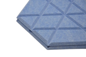 Factory Outlet Art PET Absorb Sound Fibra de poliéster Tablero absorbente de sonido Silenciador de panel acústico - Product Image 5