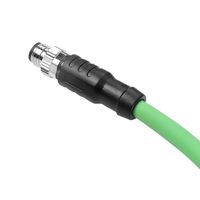Cable Alvin's M8 A-Code de 4 Pines Macho, Alta Flexibilidad, Blindado, Beckhoff ZK1090-3131, Automatización Industrial, EtherCAT Fieldbus, 1m