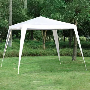 Custom high quality Inclined foot outdoor gazebo garden tent 2.4x2.4m small cheap shade rainproof gazebo tent