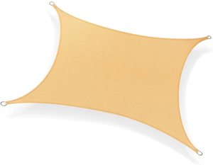 Hình chữ nhật 185gsm không thấm nước HDPE ngoài trời Vườn Patio Đảng dù để che nắng buồm 185gsm không thấm nước HDPE mái hiên tán cho Kem chống nắng - Product Image 1