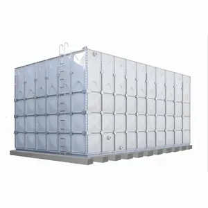 Obral besar pemasok tangki air Panel modular GRP tangki penyimpanan air untuk tangki air hujan