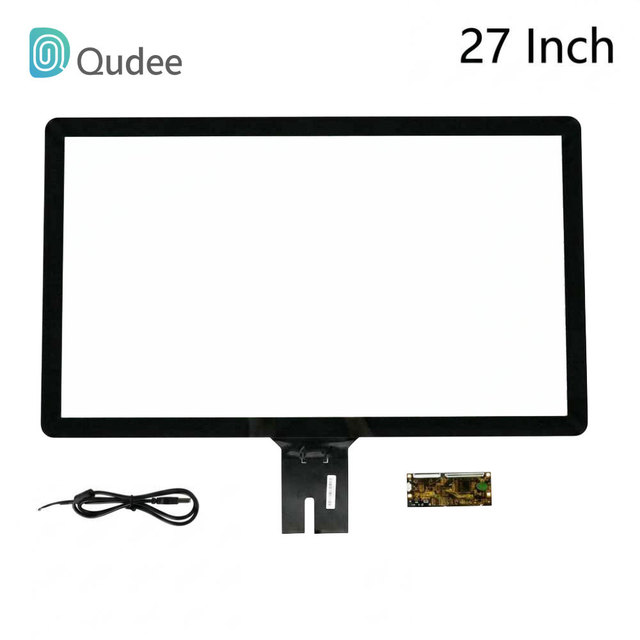 27 Inch Multi Touch PCAP Capacitive Touch Screen Panel Overlay Kit USB Interface Industrial Touch Screen