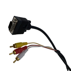 Vga To 3Rca <b>Cable</b> 1.5m Component Video Adapter For Tv Set Top Box Connection - Product Image 3