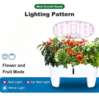 Prix promotionnel - Légumes, fruits, fleurs - Jardinière hydroponique d'intérieur personnalisée de petite taille avec éclairage LED - Design moderne