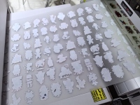 Film DTF simple face en PET enduit de résine pour impression sur T-shirt, transfert thermique, résistant à la lavage, pelable instantanément, rouleau de film DTF