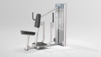 Appareil de musculation vertical multifonctionnel pour exercices Pec Fly/Deltéens Posterior, avec logo personnalisé, pour le renforcement musculaire, sélection de charge par broches, en acier