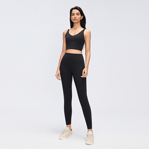 Conjunto Deportivo de Dos Piezas para Mujer, Leggings de Cintura Alta y Sujetador Deportivo de Alto Soporte, Ropa Deportiva al por Mayor, 8 Colores - Product Image 5