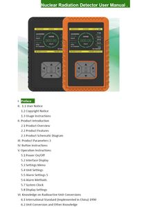 Anpassbarer tragbarer Nuklearstrahlungs-Gasleckdetektor 3,7V wiederaufladbar Gesundheits- und Nuklearstrahlungsschutz - Product Image 6