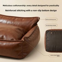 Neues Design Ganzjahres-Universal-Haustierbett, Abnehmbares Waschbares Wasserdichtes Leder-Sommer-Hundebett