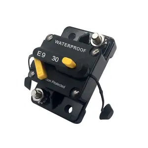 Amomd 30A Thermal Resettable Circuit Breaker for RV and Marine Vessels CE Certified with C BC D Curve