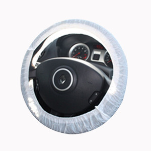 Funda Protectora Elástica de Plástico PE <span class=keywords><strong>Desechable</strong></span> para <span class=keywords><strong>Volante</strong></span> de Coche - Product Image 3