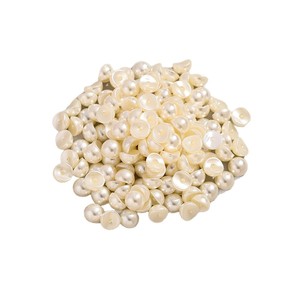 Perles demi-rondes Nantong de qualité supérieure, blanches, à dos plat, 807, pour DIY, nail art, accessoires pour cheveux, décorations pour coques de téléphone - Product Image 5