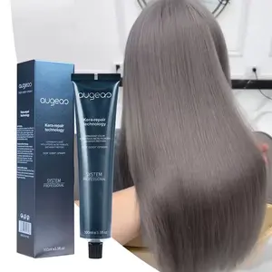 Nuevo diseño color del cabello crema color tinte para el cabello peinado natural color gris plateado permanente profesional crema de color para el cabello