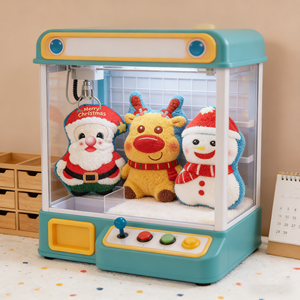 Set de Peluches Navideños: Adorables Papá Noel, Reno y Muñeco de Nieve, Animales de Peluche para Niños, Regalo de Navidad, Premio para Máquina de Garras - Product Image 1