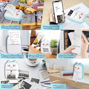 Mini nhiệt Pocket máy in C9 điện thoại di động hình ảnh máy in nhãn dán máy sản xuất di động impresora portatil - Product Image 3