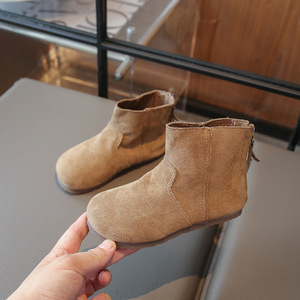 Vente en gros de bottes d'hiver chaudes pour enfants de style britannique de haute qualité pour l'automne et l'hiver, pour filles - Product Image 6