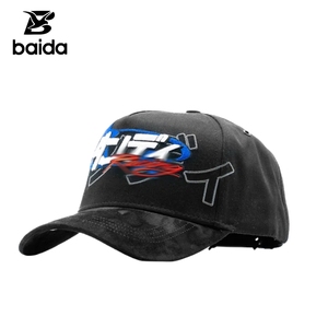 หมวกแก๊ป Gorras Racing Snapback ตาข่าย หมวกเบสบอล ยูนิเซ็กส์ ปรับขนาดได้ 5 แผง ปักลายสตรีท พิมพ์ลาย ฤดูร้อน สไตล์ลำลอง สปอร์ต - Product Image 4