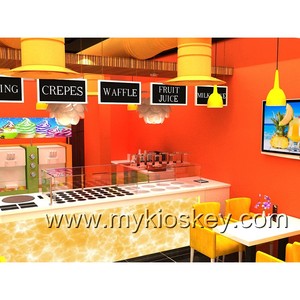 Mostrador de Helados y Yogurt Congelado en Venta, Diseño de Tienda de Helados, Mostrador de Exhibición de Alimentos - Product Image 2