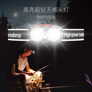 Lampe frontale LED haute puissance T-20 rechargeable 1200 mAh, étanche, pour travaux en extérieur - Product Image 2