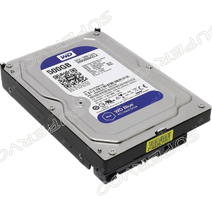 قرص صلب داخلي WD5000AZLX 500 جيجابايت 7200 دورة في الدقيقة 32 ميجابايت ذاكرة وسيطة SATA 6.0 جيجابايت/الثانية <span class=keywords><strong>3</strong></span>.5 بوصة قرص حافظ فارغ - Product Image 1