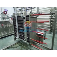 Ligne de production liquide d'oeufs pasteurisés à basse température avancée