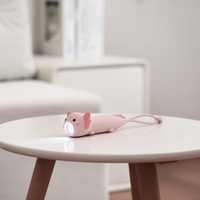 Lampes de poche USB porte-clés personnalisées, jouets portables, mini lampes de camping rechargeables, lampes de poche LED pour enfants