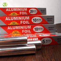 Vente Flash : Rouleau de papier aluminium personnalisé pour cuisine domestique, feuille d'aluminium argentée