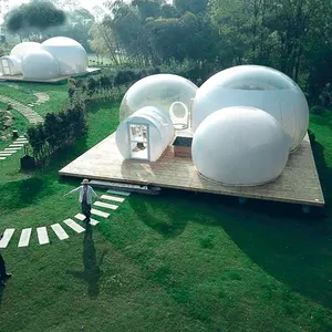 Family Hotel The Best Wi Luxurious Inflatable Logoo Luxury Dome Bubble Tent With Bathroom