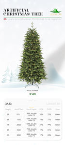 <span class=keywords><strong>Sapin</strong></span> de Noël artificiel en PVC à charnières de 1,5 à 2,4 m, <span class=keywords><strong>sapin</strong></span> vert réaliste avec support métallique - Product Image 6