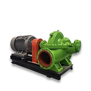 Split- Double-suction Large-flow Drainage Pump for Water <b>Conservancy</b> Projects OEM Customizable High Chromium Impeller Flow - Product Image 5