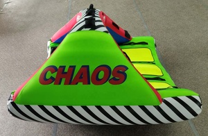 Tube remorquable <span class=keywords><strong>volant</strong></span> gonflable en PVC personnalisé OEM 3-Lounge Sea Ski <span class=keywords><strong>Jet</strong></span> Speed Boat Sports nautiques 3-Lounge Chair Boating - Product Image 2