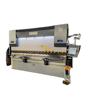 Prensa dobradeira hidráulica CNC para chapa metálica, ferramenta 220t/4000 Da69t 8 + 1 eixo Z, dobradeira dobradeira