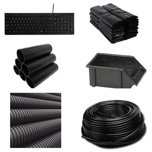 Kualitas tinggi karbon hitam Colorantes Master Batch pelet CaCO3 Filler plastik <span class=keywords><strong>Masterbatch</strong></span> hitam untuk Stretch Film