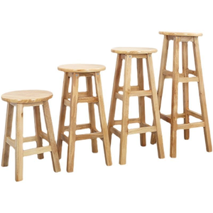 Chaises de bar en bois massif nordique, tabourets de bar, tabourets de restaurant de loisirs, tabourets hauts, fournis directement par l'usine - Product Image 1