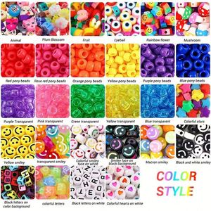 ชุดลูกปัดดินโพลิเมอร์และลูกปัดตัวอักษร 30 สี บรรจุในกล่องพลาสติก - Product Image 2