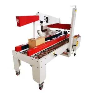 Shuhe Box Folder Sealer box Manufacture Assembly Line Carton Seale Side Drive Case Sealing Machine Box Packing Machine