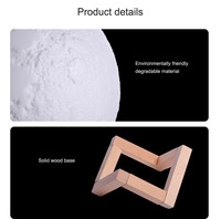 Nouveau design 300ml mini diffuseur de lumière de lune 3D huile essentielle USB 880ML Mini humidificateur diffuseur