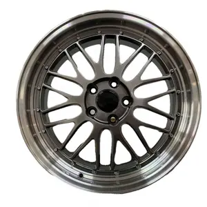 For BBS Style Alloy Wheel Rims Hyper Black Wheels 18 19 Inch Wheel 5 Holes