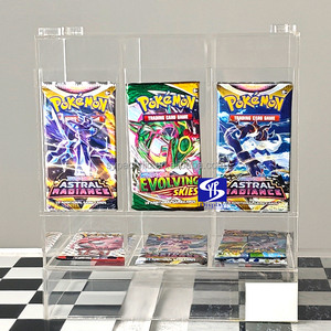 Distributeur de boosters Pokémon <span class=keywords><strong>3</strong></span> emplacements SYP – Boîtier en acrylique de haute qualité pour cartes à collectionner Pokémon <span class=keywords><strong>3</strong></span> emplacements – Présentoir - Product Image 2