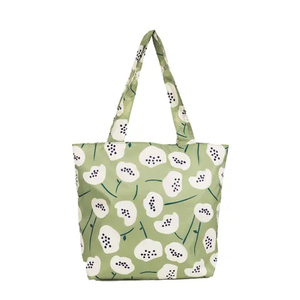 Sac fourre-tout personnalisé pour femme avec double impression motif chat et fleurs, sac à bandoulière, vente en gros - Product Image 4