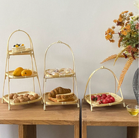 Petit panier de rangement en bambou multicouche rond et carré, fabriqué avec précision, pour le thé, les fruits et les collations, fabriqué en Chine