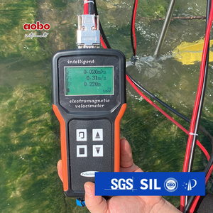 Portable Electromagnetic Speedometer For Stormwater Drainage Magnetic <strong>Digital</strong> Flow <strong>Meter</strong> Hydrological Survey Equipment River - Product Image 2