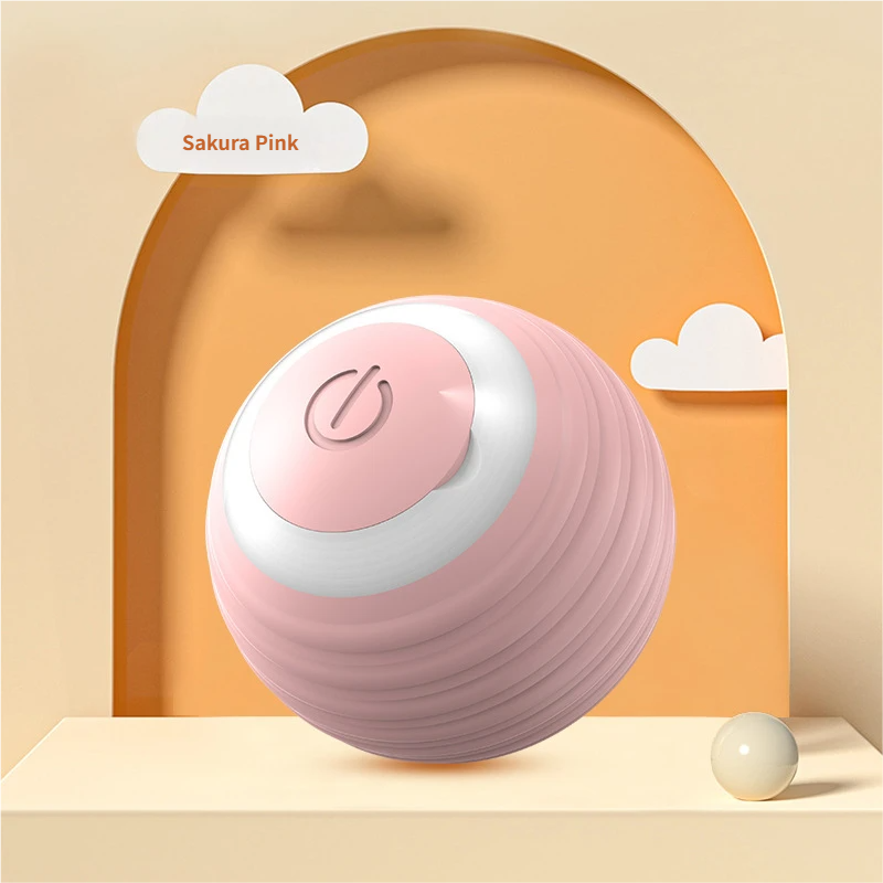 Pelota Inteligente para Gatos [Versión Mejorada] Rosa Sakura