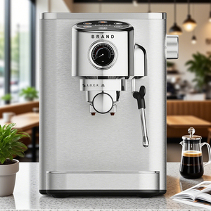 เครื่องชงกาแฟบาริสต้าคาเฟ่เอกซ์เพรสโซ, เครื่องทำกาแฟเอสเพรสโซสองระบบกึ่งอัตโนมัติใช้ในบ้านสำนักงาน - Product Image 5